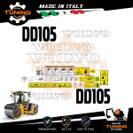 Kit Adesivi Mezzi da Lavoro Volvo Rullo DD105