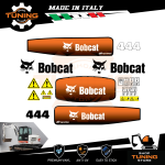 Kit Adesivi Mezzi da Lavoro BobCat Escavatore 444