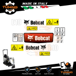 Kit Adesivi Mezzi da Lavoro BobCat Escavatore E10