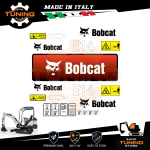 Kit Adesivi Mezzi da Lavoro BobCat Escavatore E14