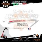 Kit Adhesivo Medios de Trabajo Manitou Levantador MLT735 -120 LSU Serie 4-E3