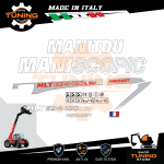 Kit Adhesivo Medios de Trabajo Manitou Levantador MLT634-120 LSU PS Serie D-E3