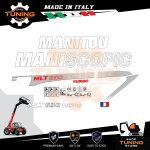 Kit Adhesivo Medios de Trabajo Manitou Levantador MLT630 Turbo Serie D-E3