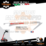 Kit Adhesivo Medios de Trabajo Manitou Levantador MLT731 Turbo serie D-E3