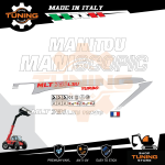 Kit Adhesivo Medios de Trabajo Manitou Levantador MLT634 Turbo LSU Serie D-E3