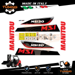Kit Adesivi Mezzi da Lavoro Manitou Carrello Elevatore MSI30 D K ST5 S1