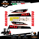 Kit Adesivi Mezzi da Lavoro Manitou Carrello Elevatore MSI25 D K ST5 S1