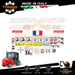 Work Vehicle Stickers Manitou Forklift truck MSI30 T K series