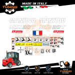 Work Vehicle Stickers Manitou Forklift truck MSI20 T K series