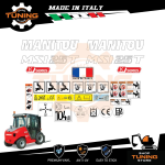 Work Vehicle Stickers Manitou Forklift truck MSI25 T K series