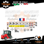 Work Vehicle Stickers Manitou Forklift truck MSI25 T Evo serie 2-E3
