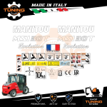 Kit Adesivi Mezzi da Lavoro Manitou Carrello Elevatore MSI30 T Evo serie 2-E3