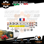 Work Vehicle Stickers Manitou Forklift truck MSI25 Buggie serie 2-E3