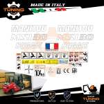 Work Vehicle Stickers Manitou Forklift truck MSI30 Buggie serie 2-E3
