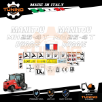 Arbeit bedeutet Klebekit Manitou Gabelstapler MH25-4 T Buggie serie 2-E3