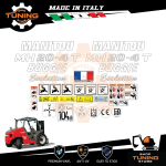 Kit Adesivi Mezzi da Lavoro Manitou Carrello Elevatore MH20-4 T Buggie S 2-E3 Evo