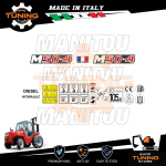 Kit Adesivi Mezzi da Lavoro Manitou Carrello Elevatore M50-4 Serie 3-E2