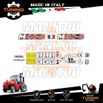 Kit Adesivi Mezzi da Lavoro Manitou Carrello Elevatore M40-4 Serie 3-E2