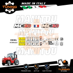 Kit Adhesivo Medios de Trabajo Manitou carretilla elevadora MC30 Serie 3-E2