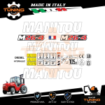 Work Vehicle Stickers Manitou Forklift truck M26-4 Serie 3-E2