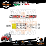 Kit Adesivi Mezzi da Lavoro Manitou Carrello Elevatore M26-2 Serie 3-E2