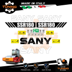 Kit Adesivi Mezzi da Lavoro Sany rullo SSR180