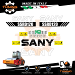 Kit Adesivi Mezzi da Lavoro Sany rullo SSRD120