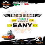 Kit Adesivi Mezzi da Lavoro Sany rullo SSRD180