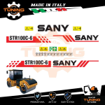 Kit Adesivi Mezzi da Lavoro Sany rullo STR100C-6