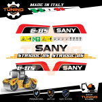 Kit Adesivi Mezzi da Lavoro Sany rullo STR100C-8S