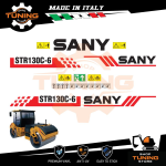 Work Vehicle Stickers Sany roller STR130C-6