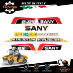 Kit Adesivi Mezzi da Lavoro Sany rullo STR130C-8S