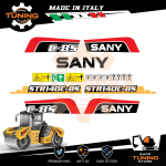 Kit Adesivi Mezzi da Lavoro Sany rullo STR140C-8S