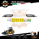 Kit Adesivi Mezzi da Lavoro Sany pala SW075