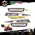 Kit Adesivi Mezzi da Lavoro Doosan pala DL420