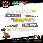 Kit Adesivi Mezzi da Lavoro Doosan pala DL200