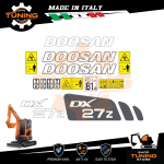 Arbeit bedeutet Klebekit Doosan Bagger DX27Z