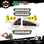 Work Vehicle Stickers Doosan excavator DX60