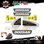 Kit Adesivi Mezzi da Lavoro Doosan escavatore DX55-5B