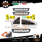 Kit Adesivi Mezzi da Lavoro Doosan escavatore DX55-9C
