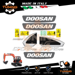 Kit Adesivi Mezzi da Lavoro Doosan escavatore DX75-7B