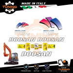 Kit Adhesivo Medios de Trabajo Doosan excavador Solar 75V