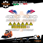 Kit Adesivi Mezzi da Lavoro Doosan pala 430