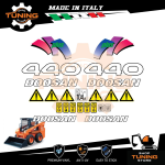 Kit Adesivi Mezzi da Lavoro Doosan pala 440 plus