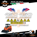 Kit Adesivi Mezzi da Lavoro Doosan pala 450