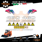 Kit Adesivi Mezzi da Lavoro Doosan pala 460 plus