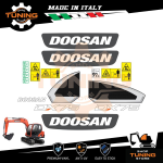 Kit Adesivi Mezzi da Lavoro Doosan escavatore DX75-5B