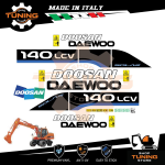 Kit Adesivi Mezzi da Lavoro Doosan escavatore  Solar 140LC-V