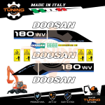 Kit Adhesivo Medios de Trabajo Doosan excavador Solar 180W-V