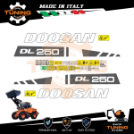 Kit Adesivi Mezzi da Lavoro Doosan pala DL250